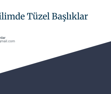 Özebilimde Tüzel Başlıklar (Psikolojide Hukuki Başlıklar)